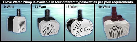 ELOVE 9 Watt Water Lifting Submersible Pump For Desert Air Coolers ...