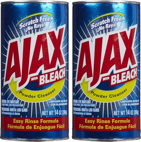 Amazon.com: Ajax Powder Cleanser with Bleach - 14 oz - 2 pk : Health ...