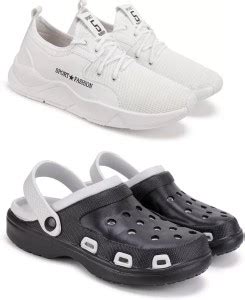 Pennen Pennen Sport Shoe LaceUp and Flip-FLop Multicolour Shoes For Men ...