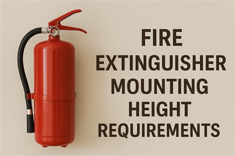 Fire Extinguisher Mounting Height Requirements: OSHA & NFPA Guidelines ...