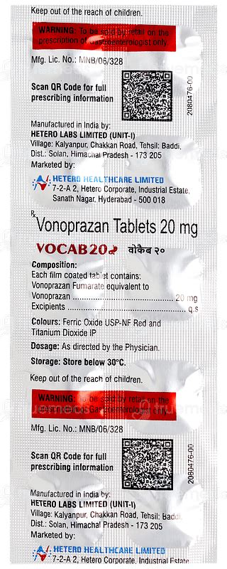Vocab 20 Tablet 10 - Uses, Side Effects, Dosage, Price | Truemeds