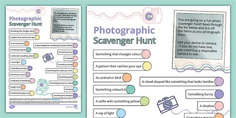 Photographic Scavenger Hunt