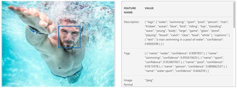 Computer Vision API Azure C 的图像结果