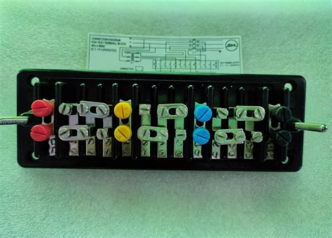 Capital Test FCL Terminal Block, 3 Phase, 4 Wire Front Connection Screw ...