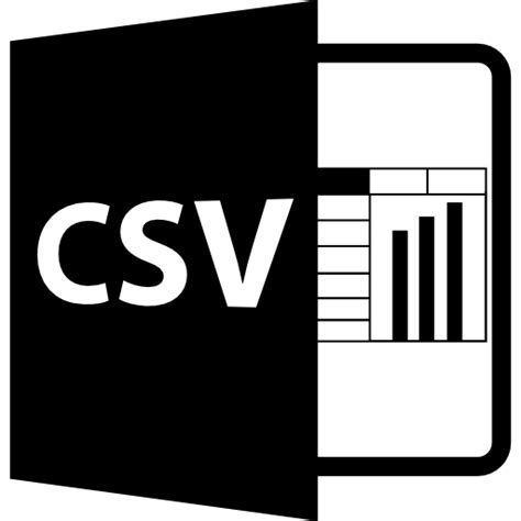 Variante de fichier csv avec graphiques - Icônes interface gratuites