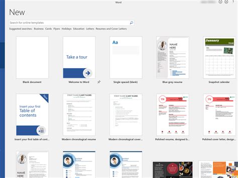 Microsoft Word Template Gallery - Free Word Template