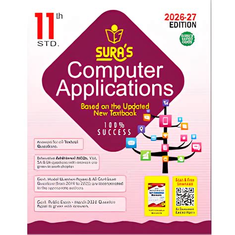 SURA'S 11 th Std COMPUTER APPLICATIONS Guide 2026-27 – Jayam Book Centre