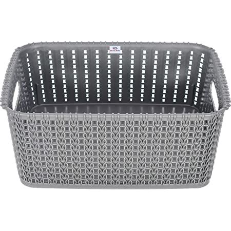 Nayasa Plastic Spotty No. 1 Fruit Basket Set, 2 Piece (Small, Red ...