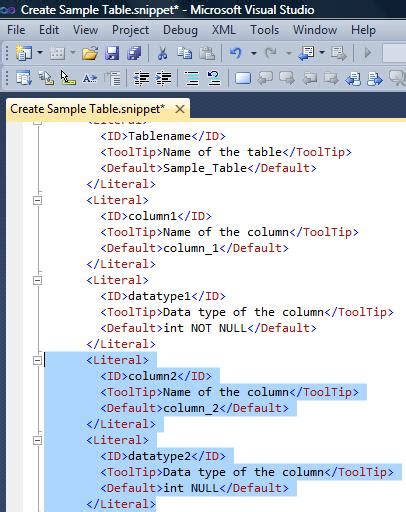 Code Snippet From Notepad to SQL Server 的图像结果