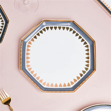 Heart 22 Piece Dinner Set For 6 Online - Premium Dinner Set | Nestasia