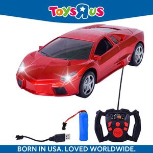 Toys R Us Fastlane Rechargeable Remote Control Car for Kids, 1:16 Scale ...