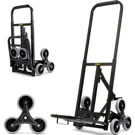 Stair Climbing Hand Truck, Heavy-Duty Hand Cart Dolly 375 lbs Load ...