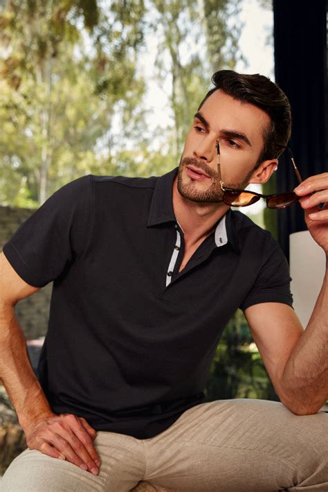 Knitique Men's Luxury Polo T-Shirt - Regular Fit Cotton Rich Tri-Blend ...