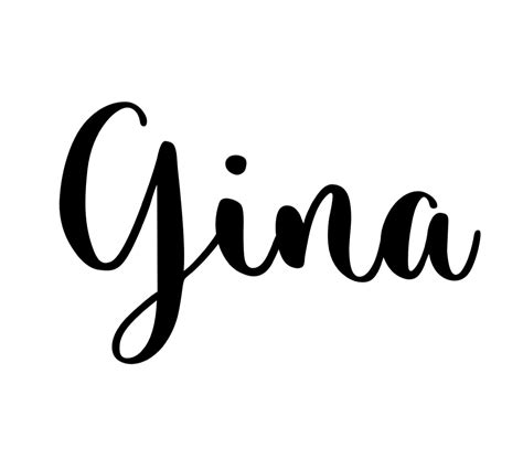 Significado y origen del nombre Gina