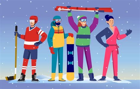 Winter Sports Figures 的图像结果