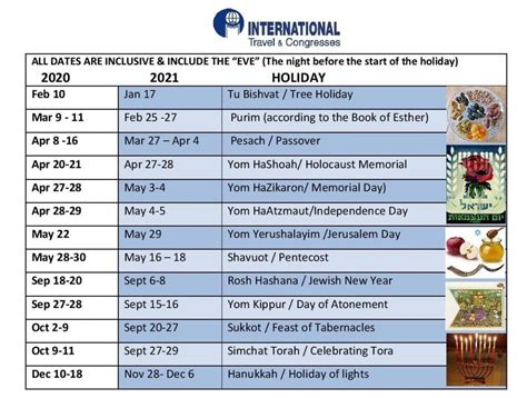Jewish Holidays Calendar 2026 - Free Printable Calendar