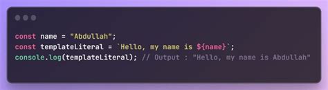 Literal Examples JavaScript 的图像结果