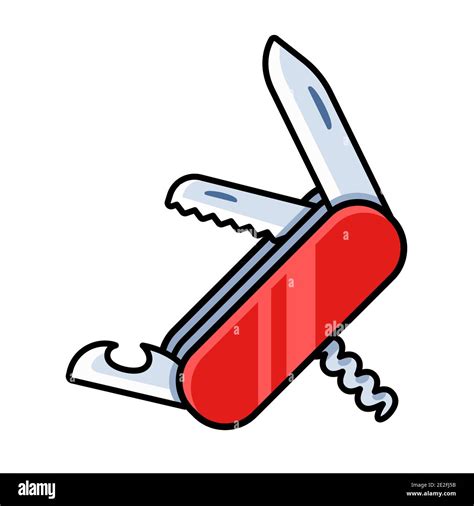 Pocket Knife Clip Art Vector Clip Art: Knife Parts Stock Vector By