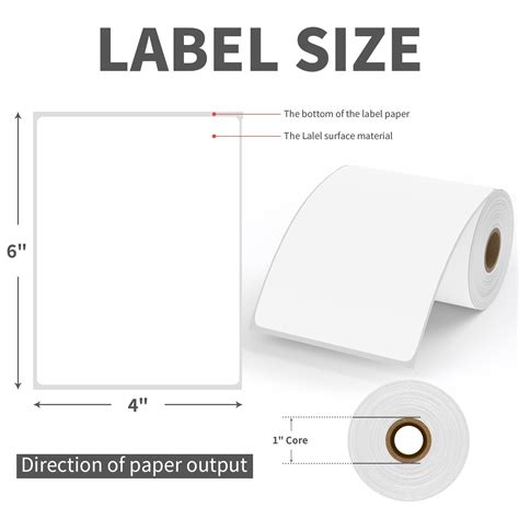 Snapklik.com : 9527 Product 4x6 Blank Direct Thermal Shipping Labels ...