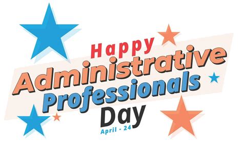 Administrative Professionals Day. background, banner, card, poster, template. Vector ...