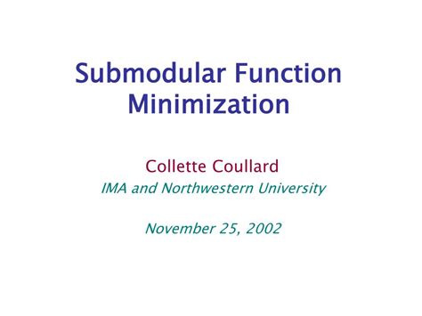 Image result for Submodular Function Lecture 16