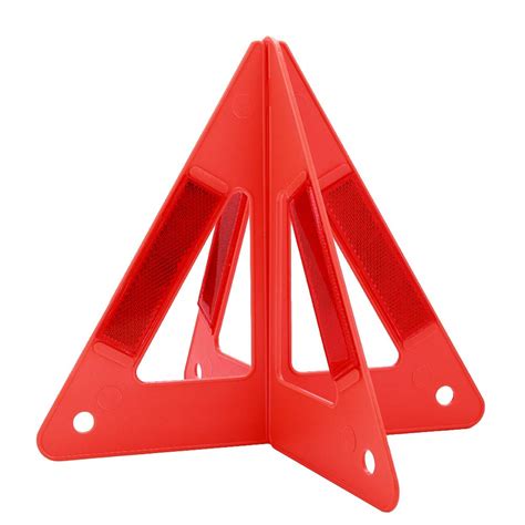 Highlight Triangle Sign, ABS Reflective Triangle, for Car Breakdown ...