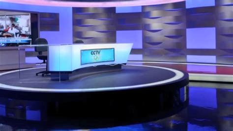 CCTV5 London Olympics Studios Broadcast Set Design Gallery