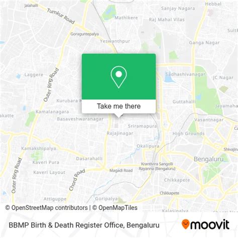 How to Get to BBMP Birth & Death Register Office in Rajajinagara by Bus ...