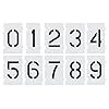 Deezio 8 Inch Curb Stencils 0-9 Address Number Stencil Kit - Pro-Grade ...