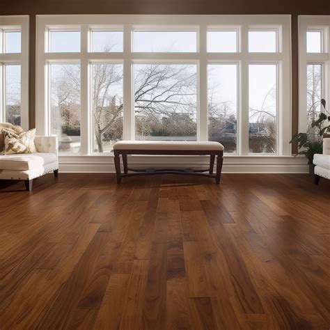 4 3/4" x 9/16" Engineered Acacia Toffee Hand-Scraped Hardwood Flooring ...