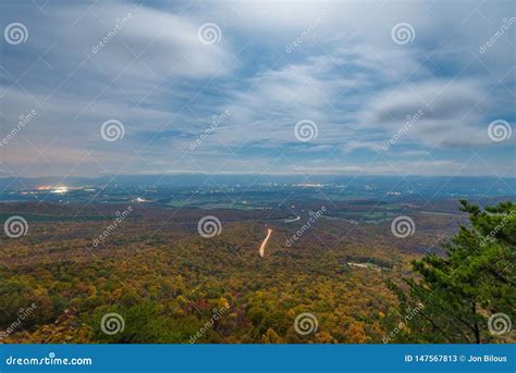 Night View of the Shenandoah Valley from the Massanutten Storybook ...