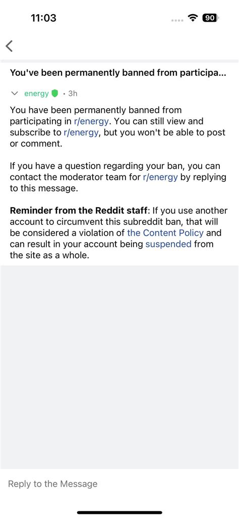 Banned from r/energy for counter-argument with cited sources (NOT ...