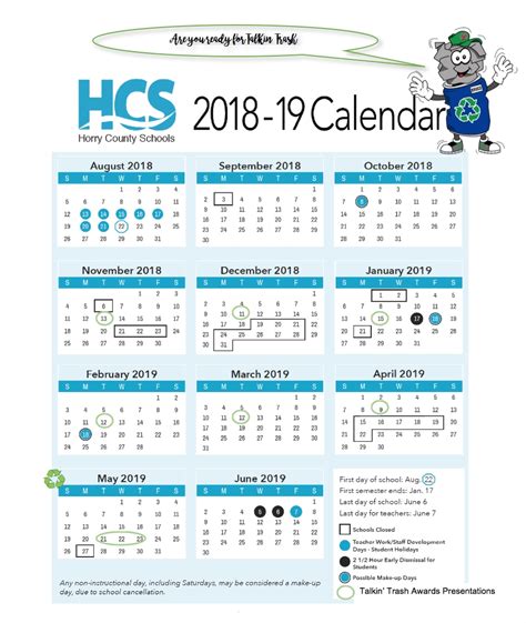 Horry County Schools Calendar 2024 - Schoolcalendars.net