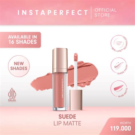 Promo [NEW] Instaperfect Suede Lip Matte (MLBB Nude Lip Cream, Cover ...