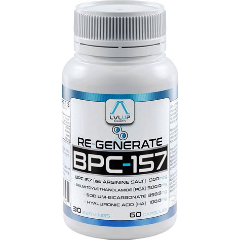 Buy Best BPC 157 Peptide Supplement in the World - LVLUP Health – LVLUP ...