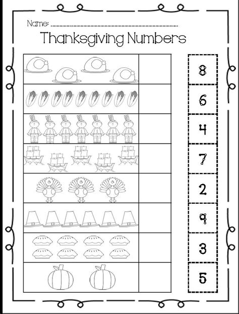 Image result for Free Printable Thanksgiving Math Worksheets