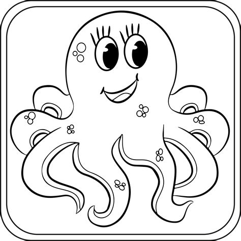 Fun Octopus Preschool coloring page - Download, Print or Color Online ...