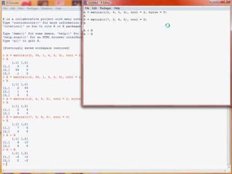Image result for R Programming Matrix
