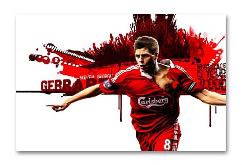 Tamatina Paper Steven Gerrard Liverpool F.C. Poster (12 X 18 Inch ...