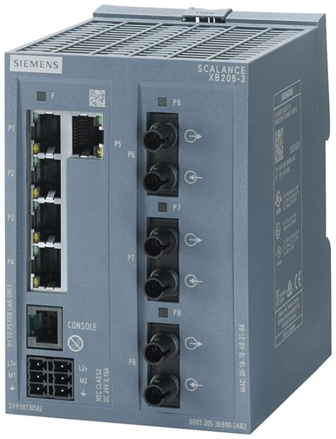 6GK5205-3BB00-2TB2 Siemens | Siemens Managed Switch 8 Port Ethernet ...