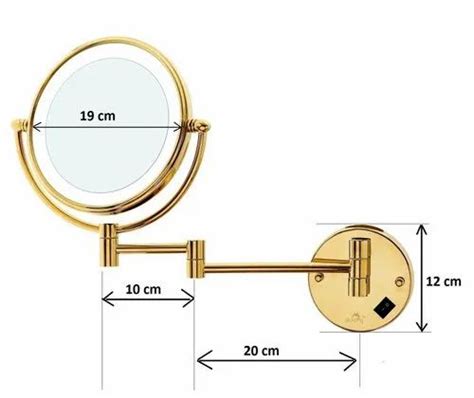 Magnifying Mirrors for Hotel - Silver Square Wall Mounted Mirror Trader ...