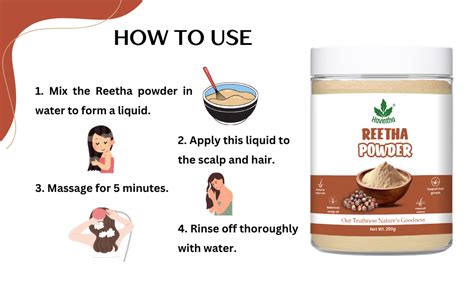 Buy Havintha Natural Reetha Powder/Aritha Soap Nut Powder for Hair Wash ...
