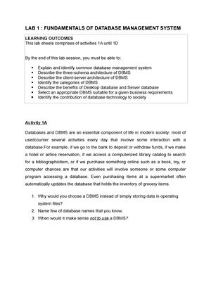 Database languages - Practice - SQL commands are mainly categorized ...