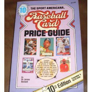 Buy Sport Americana Baseball Card Pr Guide No10 Book Online at Low ...