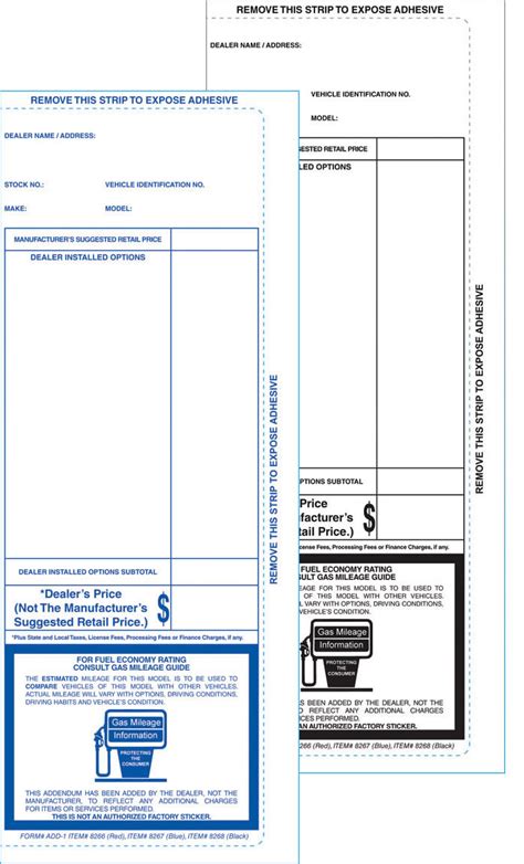 Image result for Auto Mobile Addendum Sticker Printable