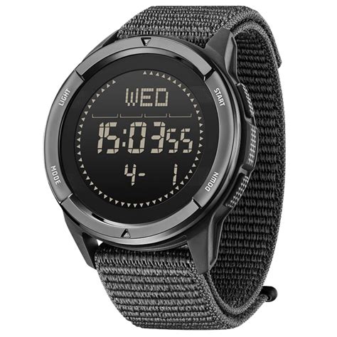Buy CakCity Digital Waterproof Watch for Women Mens All Black Sports ...