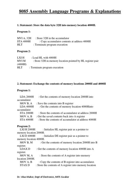 Image result for Programming Languages of 8085 Microprocessor