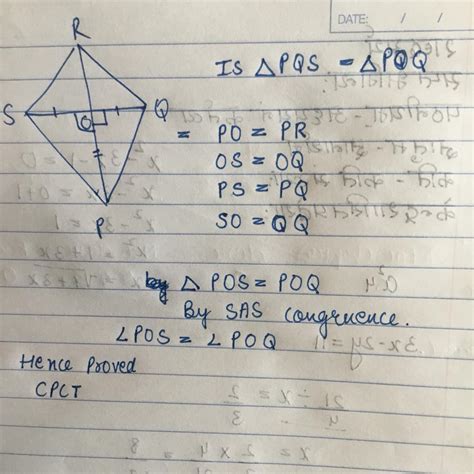 PQRS is a kite. Draw the figure and name the equal sides. Draw the ...
