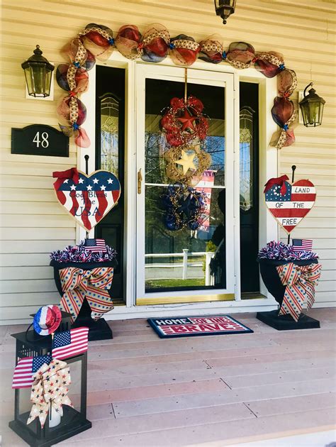 20 Best July 4th Porch Decor Ideas - Patriotic Splurge