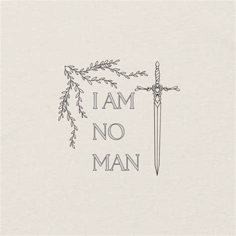 LOTR i Am No Man Eowyn Oversized Faded T-shirt, Lord of the Rings ...